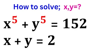 A nice Math Olympiad Algebra Challenge |  Find the Value of x,y ?