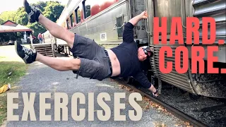 HARD. CORE. EXERCISES 1: Barbell Overhead Side Bend