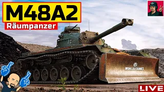 🔥 M48A2 Räumpanzer - НИКЧЁМНЫЙ КУСОК МЕТАЛЛА 😂 World of Tanks