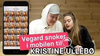 Vegard Harm snoker i mobilen til Kristine Ullebø