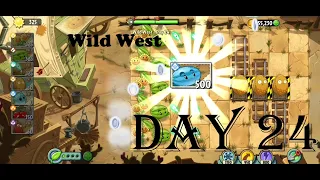 Winter Melon - Wild West Day 24 - Plants vs Zombies 2