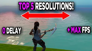 Top 5 Best Stretched Resolutions in Fortnite Chapter 4! - MAX FPS Boost & 0 Input Delay!