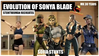 Recreating 30 Years of Sonya Blade - From MK1 to MK11