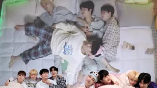 SKZ weird sleeping position (All night SKZ Ep. 3)