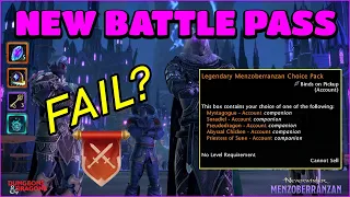 "Poor" Free Rewards M25 NEW BATTLE PASS Legendary Packs Mounts Companions Coals  - Neverwinter