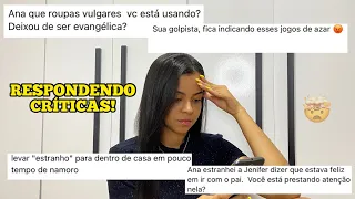 RESPONDENDO CRÍTICAS! 🤯 *esclareci tudo*