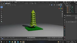 blender tutorial : Create low poly tree in 1 minute in blender | Blender tutorial