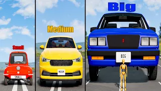 Small vs Medium vs Big Car - Who is better? - Beamng drive