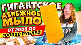 КУПИЛА ГИГАНТСКОЕ ДЕНЕЖНОЕ МЫЛО за 25000 Рублей ! СКОЛЬКО Денег Внутри Я НАШЛА?!