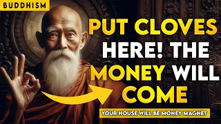 PLACE 3 CLOVES IN THIS SPOT AND THE MONEY WILL COME IN DROVES | BUDDHIST TEACHINGS