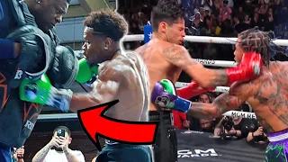 DEVIN HANEY MIMICS GERVONTA KO BODY SHOTS FOR VASYL LOMACHENKO IN WORKOUT!