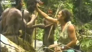 Племя первый раз видит белого человека. 1976 год. Папуа Новая Гвинея