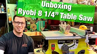 My New Ryobi 8 1/4" Compact Table Saw !!