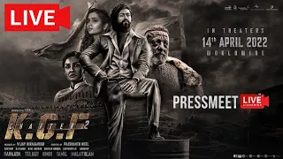 🔴 Live KGF Chapter 2 Press Meet from #Hyderabad #PressMeet  event of the extravaganza