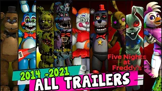 All FNaF Trailers 2014 - 2021 | FNaF 1 to FNaF Security Breach (Updated)