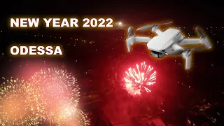 Фейерверки Новый Год 2022  - 1 Января Одесса / Fireworks New Year 2022 Odessa  - DJI Mini 2