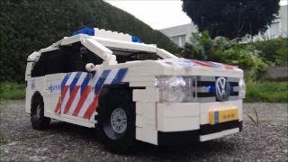 Lego rc Dutch police car. powert by SBrick plus