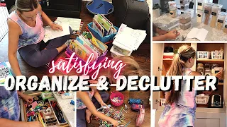 EXTREMELY SATISFYING ORGANIZE AND DECLUTTER WITH ME MESSY SPACES IN YOUR HOUSE