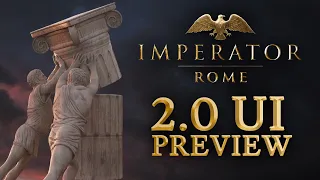 Imperator Rome - 2.0 UI Preview