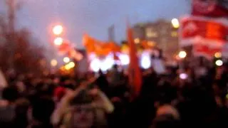 Митинг за честные выборы, 10 декабря 2011. Цой "Перемен"