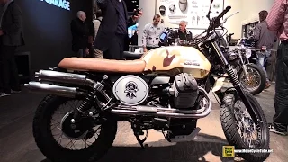 2015 Moto Guzzi V7 II Millepercento - Walkaround - 2014 EICMA Milano Motocycle Exhibition