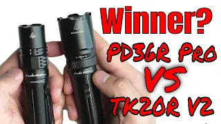 SFT70 Flashlight BATTLE! Fenix PD36R Pro vs Fenix TK20R V2.0 - Which is BEST for You?