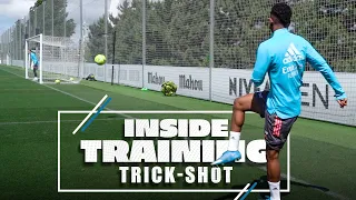 INSANE RODRYGO TRICK SHOT | Real Madrid training