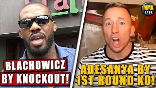 UFC Fighters PREDICT Israel Adesanya vs Jan Blachowicz, Amanda Nunes vs Megan Anderson,UFC 259 picks