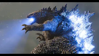 how to animate godzilla's spines glow CHARGE up animation blender