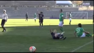 Violent tacle sur Laure Boulleau (PSG) en foot féminin