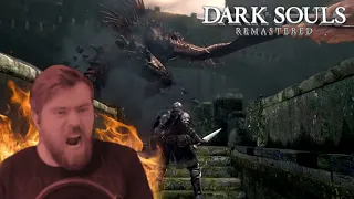 Реакция на Dark Souls. (Забавные моменты с Recrut999). Часть 3