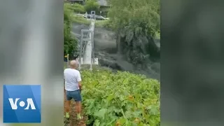 Flash Floods Ravage Switzerland Alps After Heavy Rain