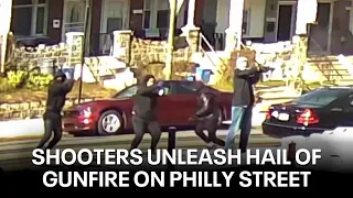 WATCH: 4 gunman open fire on Philadelphia street in brazen shooting that injured 3 teens