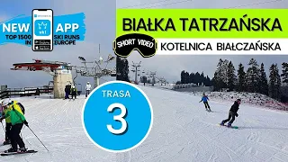 Kotelnica Białczańska Poland / trasa 3, skrót zjazdu 55"