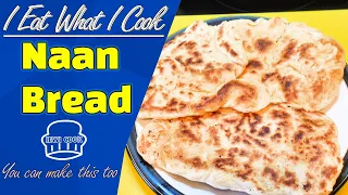 Soft and Fluffy Naan Recipe | Garlic Bread | Easy Side Dish | IEWICOOK