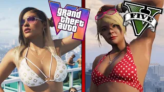 GTA6 vs. GTA5 | THE FIRST COMPARISON