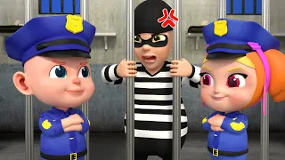 Animal Police Officer + Old Macdonal Had A Farm | More Nursery Rhymes & Rosoo Kids Songs