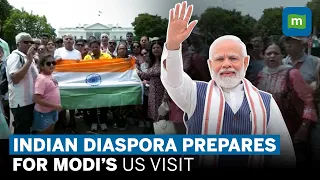 Modi In US: Indian Diaspora Awaits PM Modi's Arrival | Money Control | World News