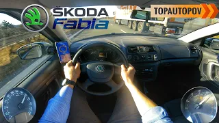 Skoda Fabia mk2 1.4 (63kW) |76| 4K TEST DRIVE POV - SOUND, ACCELERATION, ENGINE & BRAKES🔸TopAutoPOV