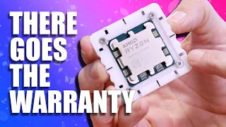 Modifying the 7950X CPU for better thermals... VOIDED WARRANTY!