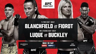 UFC ATLANTIC CITY LIVE BLANCHFIELD VS FIOROT LIVESTREAM & FULL FIGHT NIGHT COMPANION