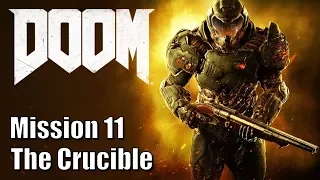 Doom - Mission 11 - The Necropolis (The Crucible) - 100% Collectibles and Challenges