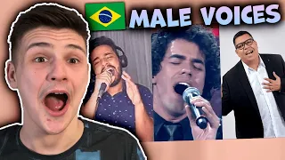 BRAZIL MOST POWERFUL MALE VOICES 😱! |🇬🇧UK Reaction