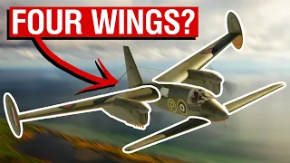 Tandem Wing Aircraft Were Almost A Thing In WWII | Miles M.35/39 Libellula [Aircraft Overview #83]