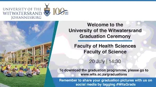 Health Sciences and Science Ceremony 28 - 20 July 14:30