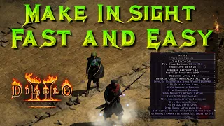 Diablo 2 Resurrected - Complete Guide to make an Insight FAST!!!