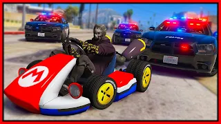 GTA 5 Roleplay - I Created Mario Kart Race VS Cops | RedlineRP