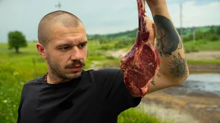 TOMAHAWK STEAK 🥩. HOW TO COOK IT OUTSIDE?