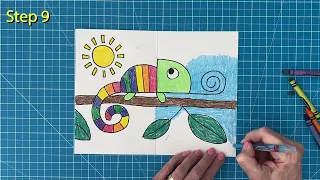 How to Draw Chameleon