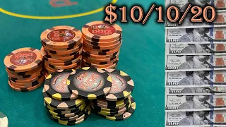 $10/10/20 High Stakes Poker ! / Ace Poker Vlog 9